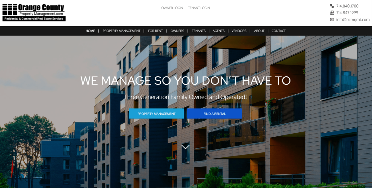 Orange County Property Management, Orange County Property Managers